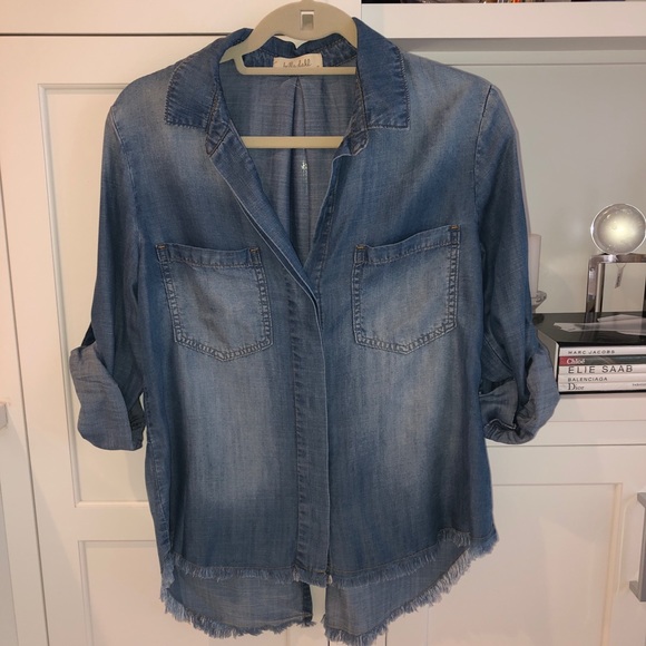 Bella Dahl Tops - Bella Dahl denim long sleeve shirt